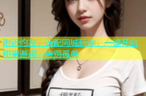 附近约友，速配同城玩伴，一键开启甜蜜邂逅，告别孤单
